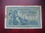 Banknot Niemcy - 5 marek 1904 r.