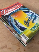 Zestaw archiwalnych numerów magazynu Piwowar (w tym pierwszy numer) 