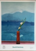 David Hockney, Mount Fuji and Flowers, 1972