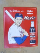 BASEBALL STARA REKLAMA MOXIE - TED WILLIAMS- USA !