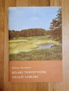 Szlaki turystyczne okolic Lublina folder i mapa Marek Nowosad  lata 70
