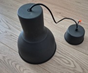 Lampa wisząca Ikea Hektar 22 cm szara 16884