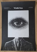 Wielki szu, ORYGINAŁ PLAKAT PRL, Majewski, 1983 B3 45x32cm