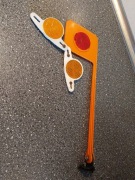 RAMIĘ CHORĄGIEWKA ROWER SKLADAK ORYGINAŁ LATA 7O + ODBLASKI SZPRYCHY KOLA 