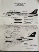 Kalkomania F-14B Tomcat VF-103 Jolly Roger scala 1/48