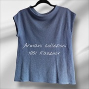 Armani Collezioni sweter top kamizelka 100% kaszmir