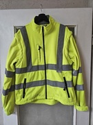 Kurtka ostrzegawcza robocza softshell żółta z odblaskami rozmiar L