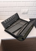 Grill węglowy składany (mangal) + pokrowiec | stan jak nowy