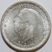 Srebrna moneta 1 Korona Szwecja 1943. 0,09 uncji (oz) Ag 999 .Czytaj opis.