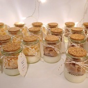 Podziękowania dla gości, mini świece sojowe 