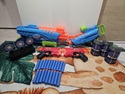 Pistolety na pianki Nerf i X-shot 