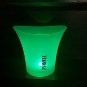 Podświetlany Coller Pojemnik na lód szampana butelki Żywiec