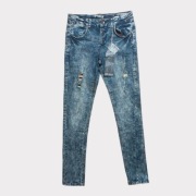 Garcia jeansjeansy przecierane damskie skinny 164 vintage style