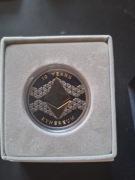Srebrna moneta krypto ETHEREUM