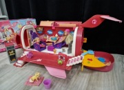 Wielki  samolot  Barbie Glam Jet Karaiby + lalka Barbie I dużo akcesoriów 