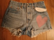 Damskie Shorty Levi's 501 roz.27