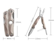 Multi tool 5w1 - wielofunkcyjne składane szczypce