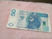 Banknot 50 zł Jan Kazimierz 2017 – stan dobry – licytacja od 50 zł