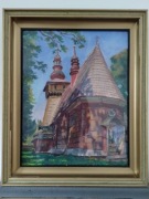 Stanisław Żurawski pejzaż olej na płótnie