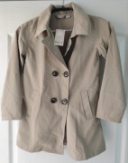 Nowy, elegancki płaszczyk dziewczęcy Lupilu , rozmiar 128