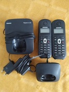 Telefon bezprzewodowy Siemens Gigaset Baza AL 180 + dwie słuchawki AL 18H.