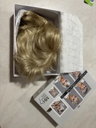 krótka blond peruka