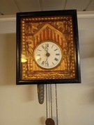 Stary zegar wiszący szwarcwaldzki 