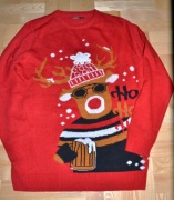 13* Livergy Świąteczny sweter Renifer L/XL