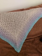 Ażurowa chusta ombre szydełko 