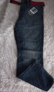 Jeansy damskie W 38L32 pas 108 cm