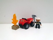 Lego DUPLO 5603 quad strażacki straż pożarna ogień toporek klocki