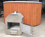 Balia ogrodowa 2m hot tub piec zewnętrzny masaż spa