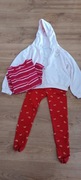 Bluza i leginsy dla dziewczynki rozmiar 128/134