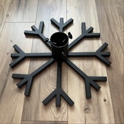 Stojak pod choinkę - płatek śniegu