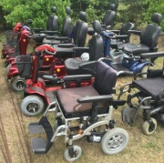 Wózki elektryczne dla inwalidy i dla seniorów 