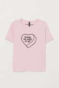 T-shirt ARIANA GRANDE break up with ur gf H&M M