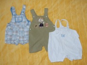 Spodenki ogrodniczki 3 szt. rozm. 62/68 