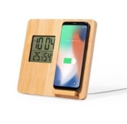 Bambusowa ładowarka bezprzewodowa