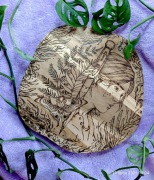 Deska dekoracyjna Ellie TLOU w drewnie prezent handmade 