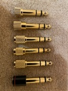 PRZEJŚCIÓWKI AUDIO JACK 3,5mm NA 6,3mm 6 SZTUK