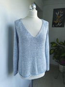 Jasnoniebieski sweter sweterk damski H&M S/M