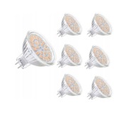 6x Żarówki LED VLIO MR16 GU5.3  5W = 40W 3000K ciepła biel 450 lm