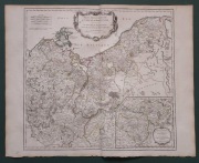 Księstwo Pomorskie Pomorze Wolin Szczecin Vaugondy 1751