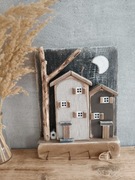 Drewniany wieszak na klucze