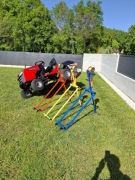 Podnośnik serwisowy boczny do kosiarki, traktorka, quada, do czyszczenia 