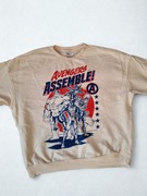 Kremowa bluza chłopięca Marvel Sinsay r. 158 z nadrukiem bawełna