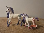 Schleich bayala koń jednorożec Mandala plus źrebię figurki modele z 2020