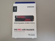 *NOWY, ORYGINALNY* Dysk SSD NVME Samsung 990 Pro Heatsink PCIe 4.0 2TB