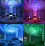 Kolorowy Projektor LED Galaxy – Magiczna Lampka Nocna do Sypialni