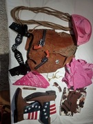 Strój kowboja męski uniwersalny 17-częściowy,